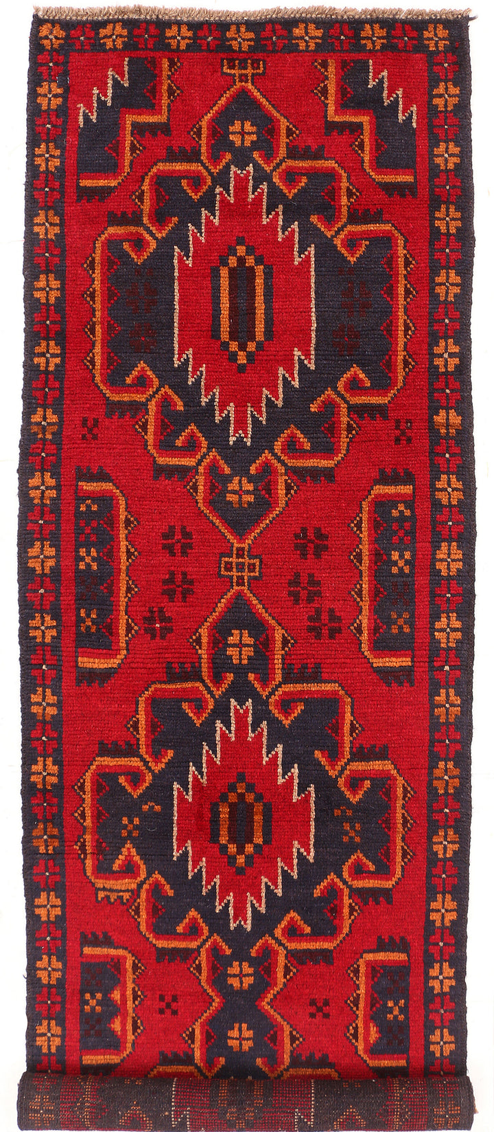 Firebrick Baluchi 2' 4 x 7' 9 - No. 54814 - ALRUG Rug Store