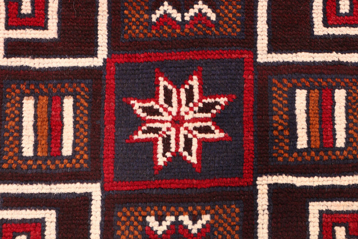 Firebrick Baluchi 2' 2 x 8' 4 - No. 54815 - ALRUG Rug Store