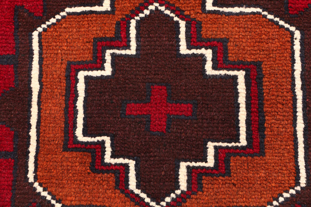 Dark Red Baluchi 2' 2 x 7' 10 - No. 54817 - ALRUG Rug Store