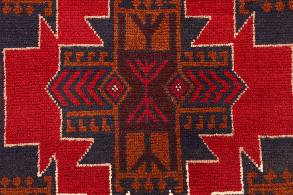 Firebrick Baluchi 2' 5 x 8' 6 - No. 54820 - ALRUG Rug Store