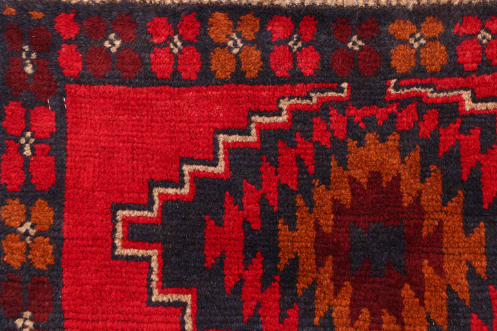 Red Baluchi 2' 4 x 7' 5 - No. 54821 - ALRUG Rug Store