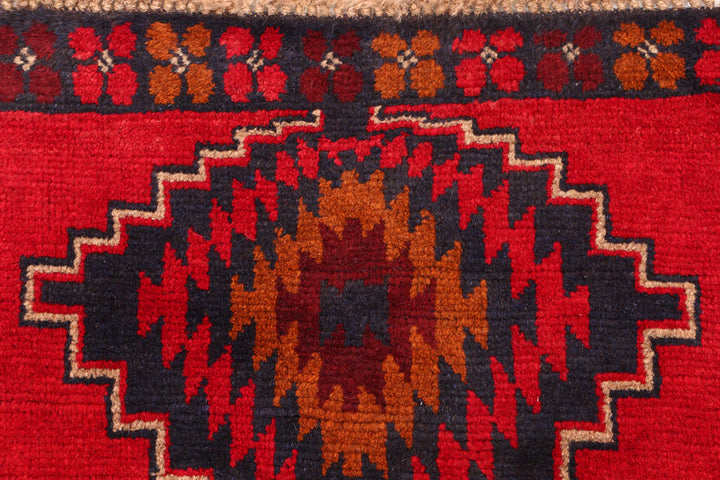 Red Baluchi 2' 4 x 7' 5 - No. 54821 - ALRUG Rug Store