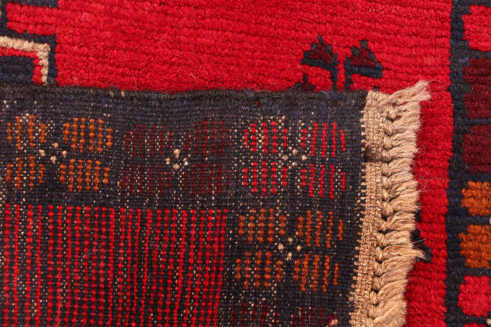 Red Baluchi 2' 4 x 7' 5 - No. 54821 - ALRUG Rug Store