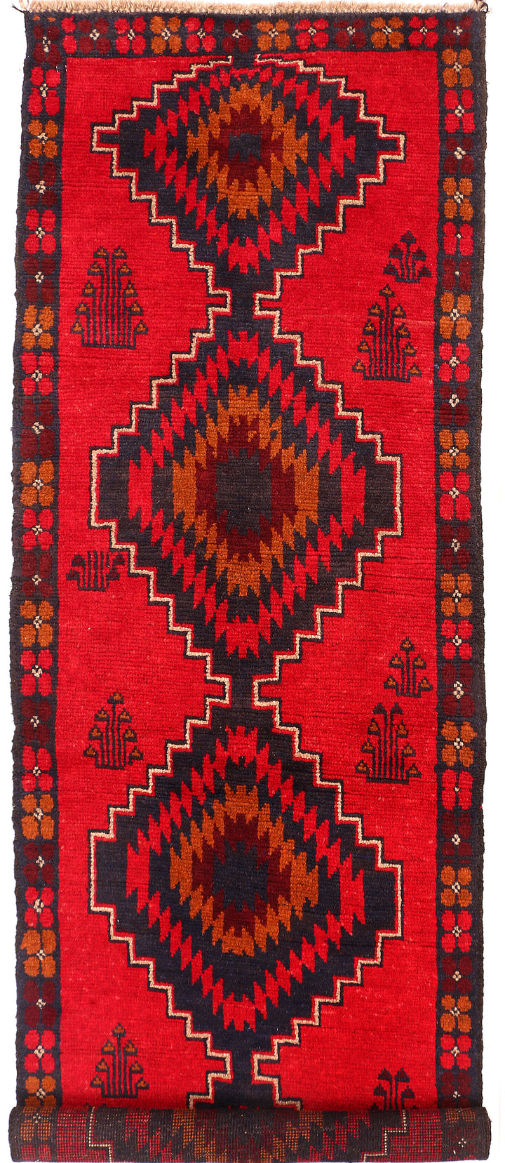 Red Baluchi 2' 4 x 7' 5 - No. 54821 - ALRUG Rug Store