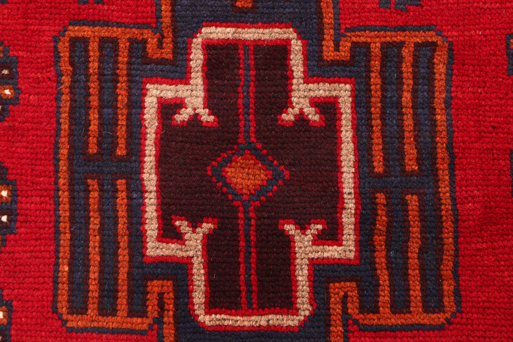 Firebrick Baluchi 2' 5 x 8' - No. 54822 - ALRUG Rug Store