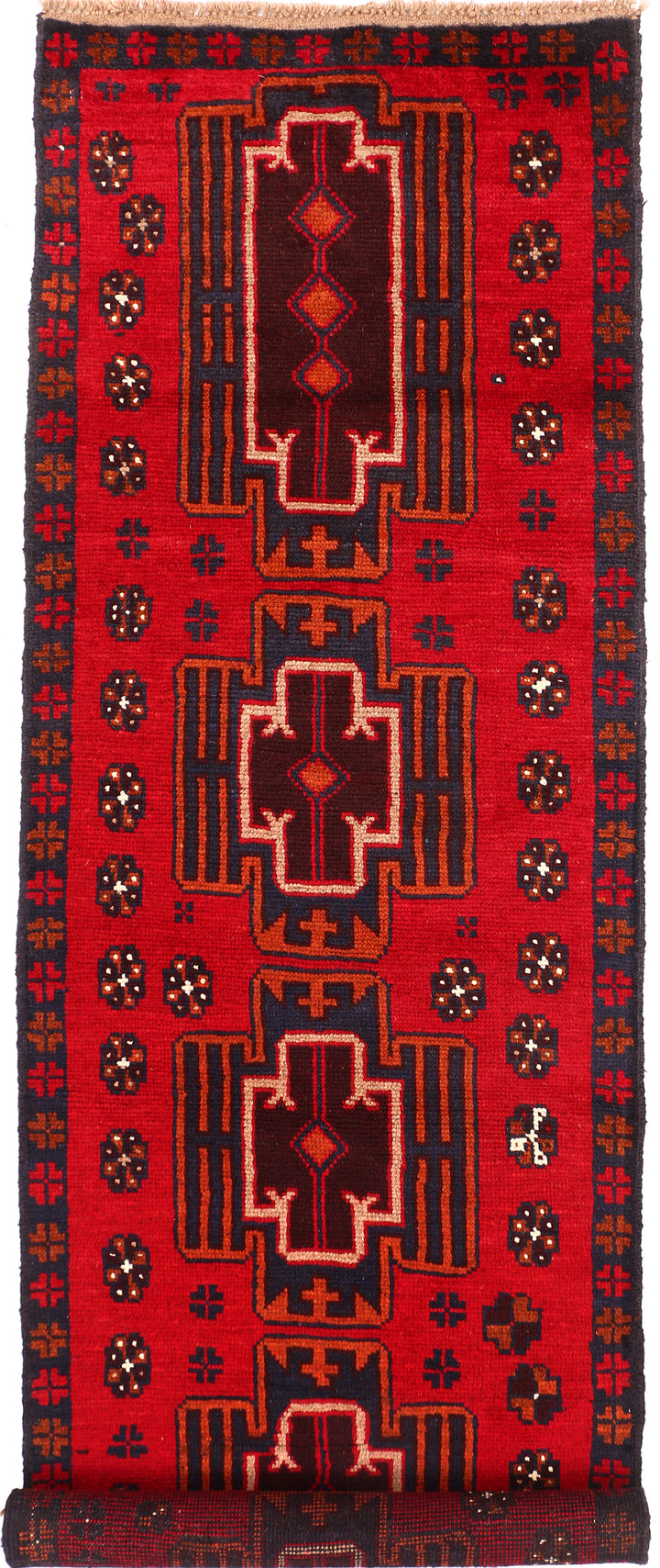 Firebrick Baluchi 2' 5 x 8' - No. 54822 - ALRUG Rug Store