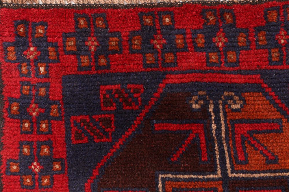 Midnight Blue Baluchi 2' 4 x 7' 11 - No. 54825 - ALRUG Rug Store