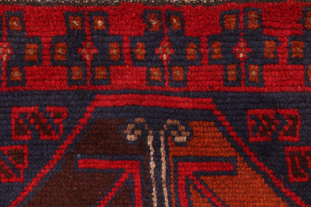 Midnight Blue Baluchi 2' 4 x 7' 11 - No. 54825 - ALRUG Rug Store