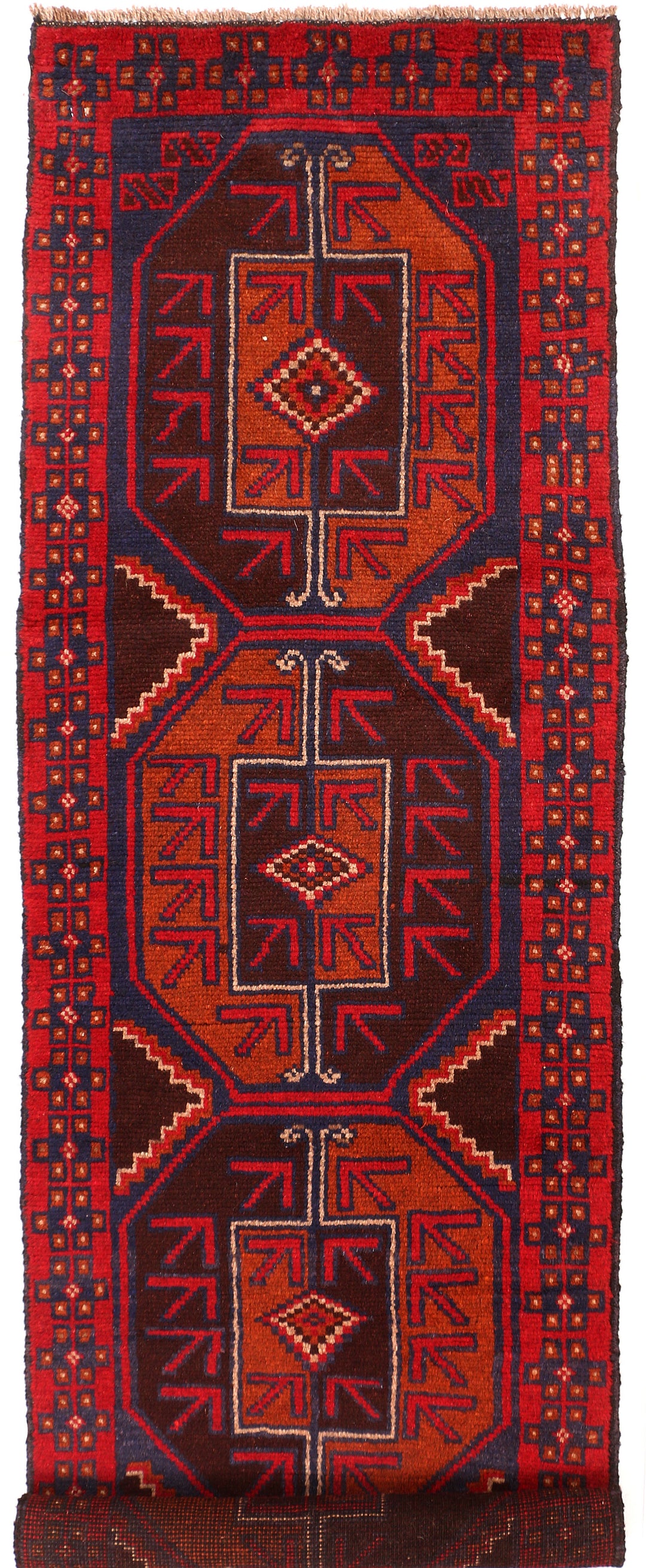 Midnight Blue Baluchi 2' 4 x 7' 11 - No. 54825 - ALRUG Rug Store