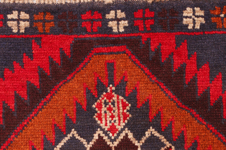 Multi Colored Baluchi 2' 4 x 7' 10 - No. 54827 - ALRUG Rug Store