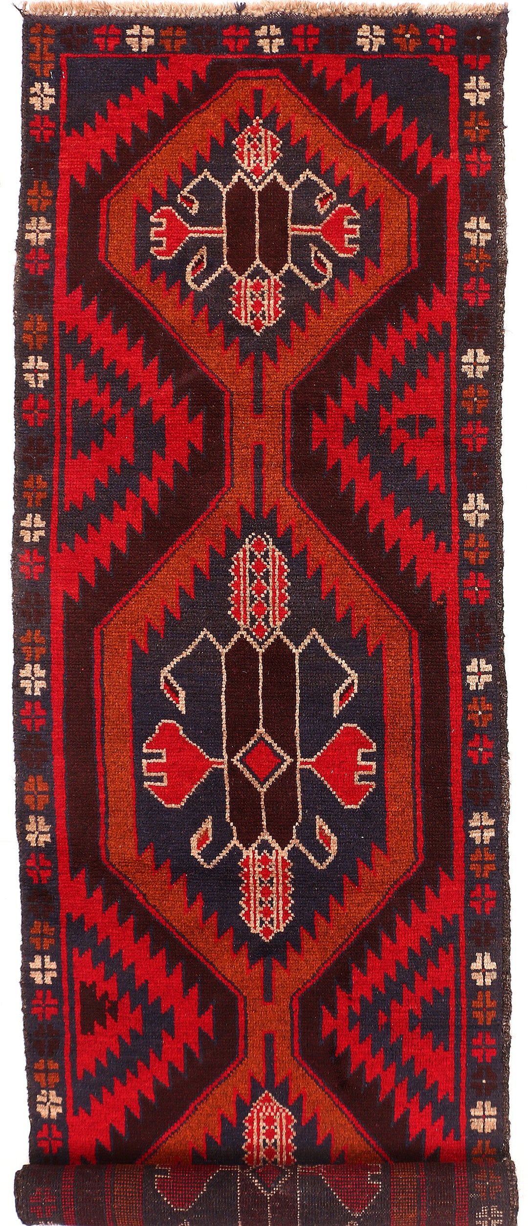Multi Colored Baluchi 2' 4 x 7' 10 - No. 54827 - ALRUG Rug Store