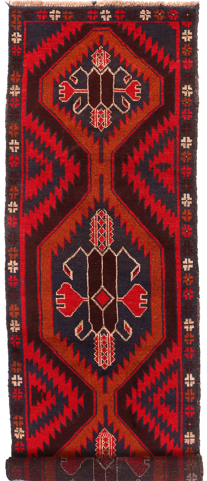 Multi Colored Baluchi 2' 4 x 7' 10 - No. 54827 - ALRUG Rug Store