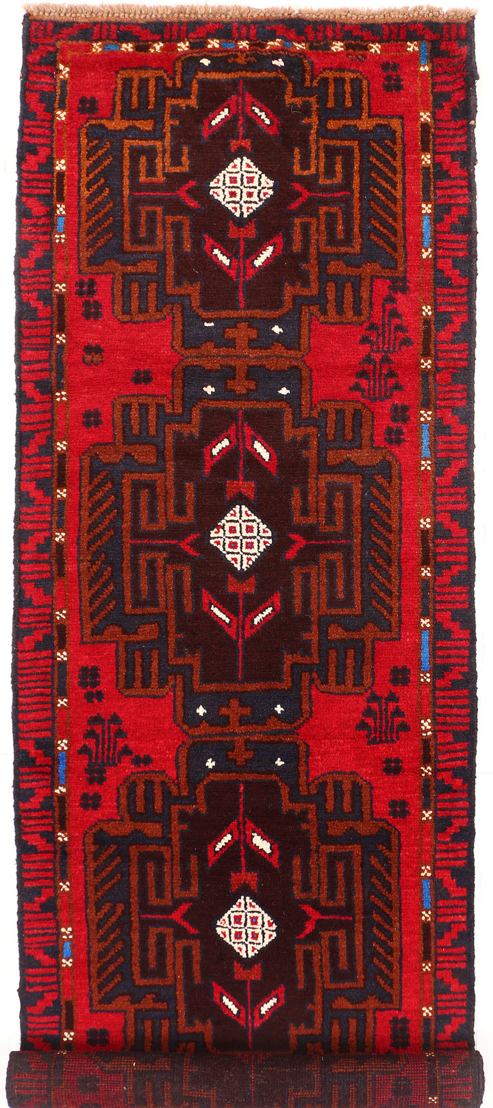 Multi Colored Baluchi 2' 5 x 8' 2 - No. 54829 - ALRUG Rug Store