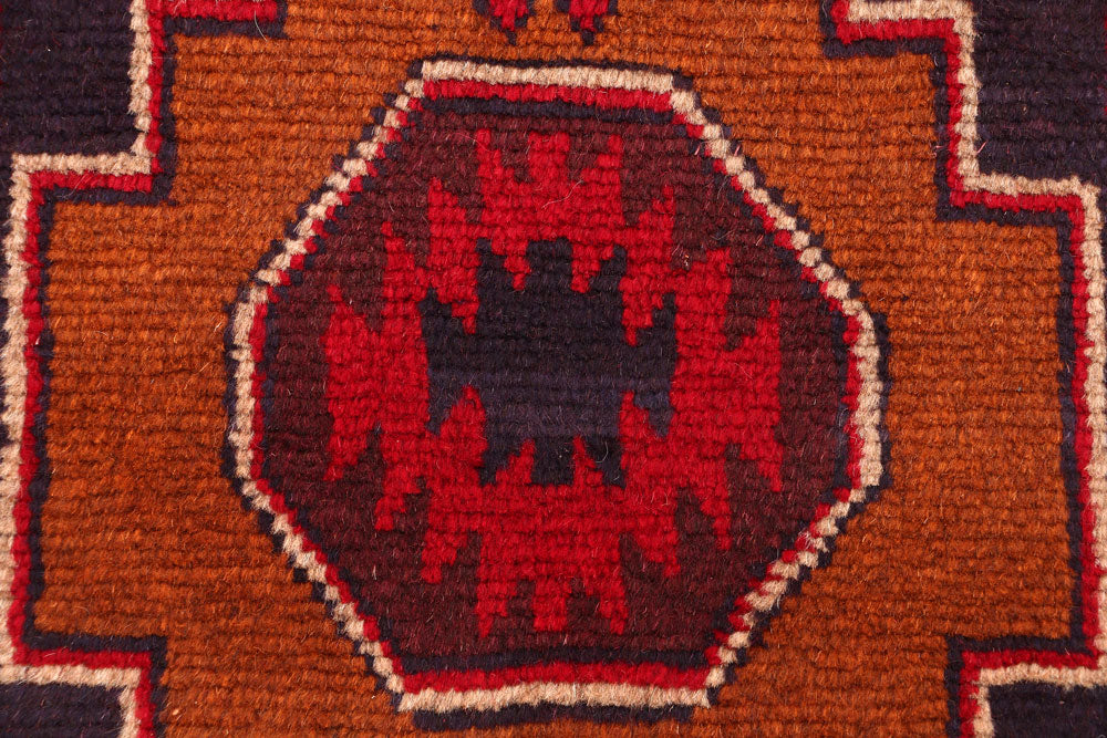 Firebrick Baluchi 2' 7 x 7' 9 - No. 54832 - ALRUG Rug Store