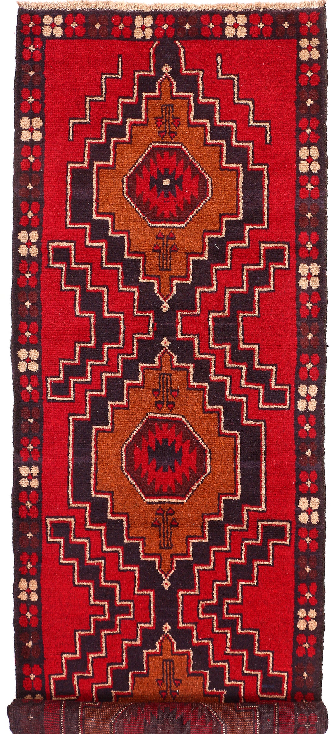 Firebrick Baluchi 2' 7 x 7' 9 - No. 54832 - ALRUG Rug Store