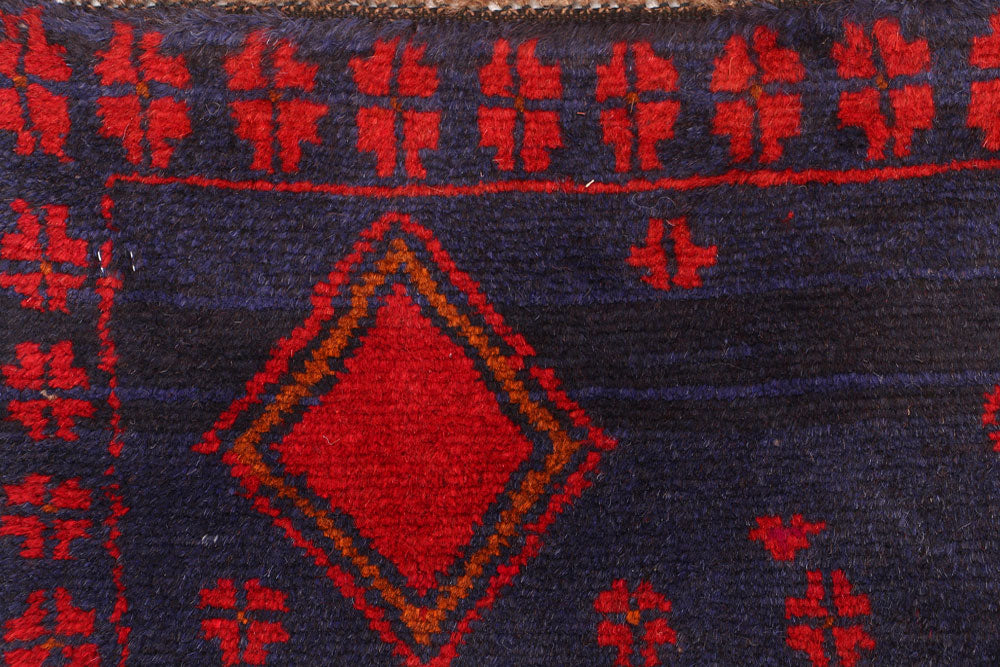 Dark Slateblue Baluchi 2' 5 x 8' - No. 54833 - ALRUG Rug Store