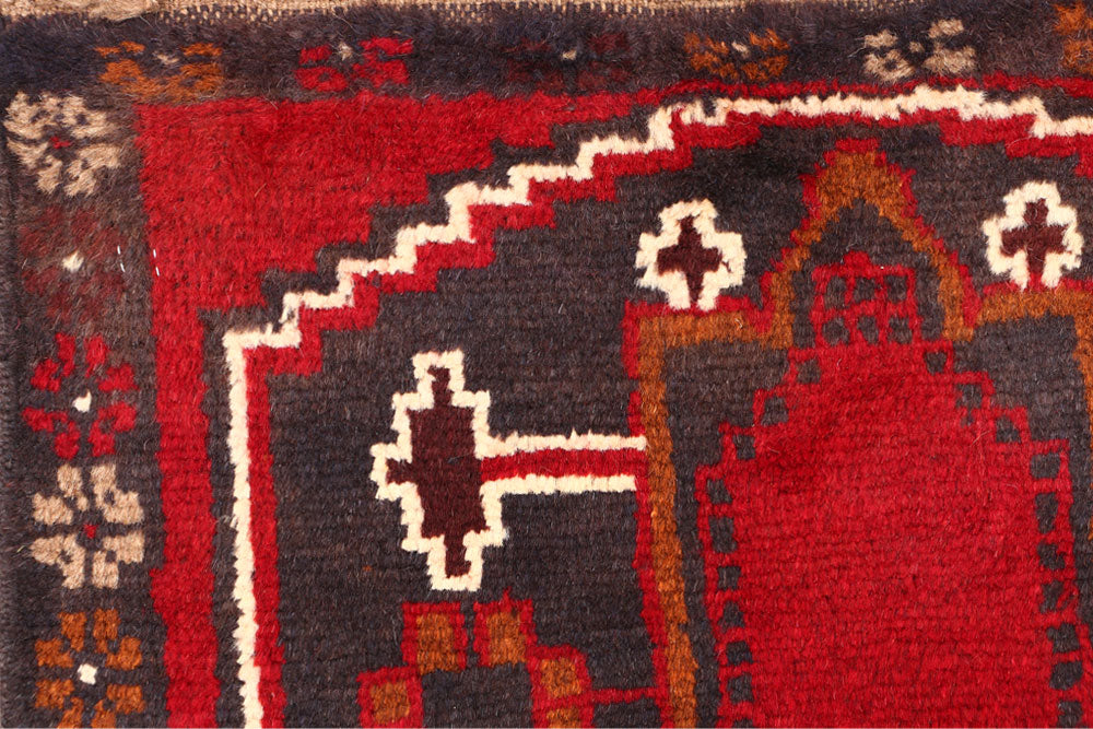 Firebrick Baluchi 2' 7 x 8' 5 - No. 54834 - ALRUG Rug Store