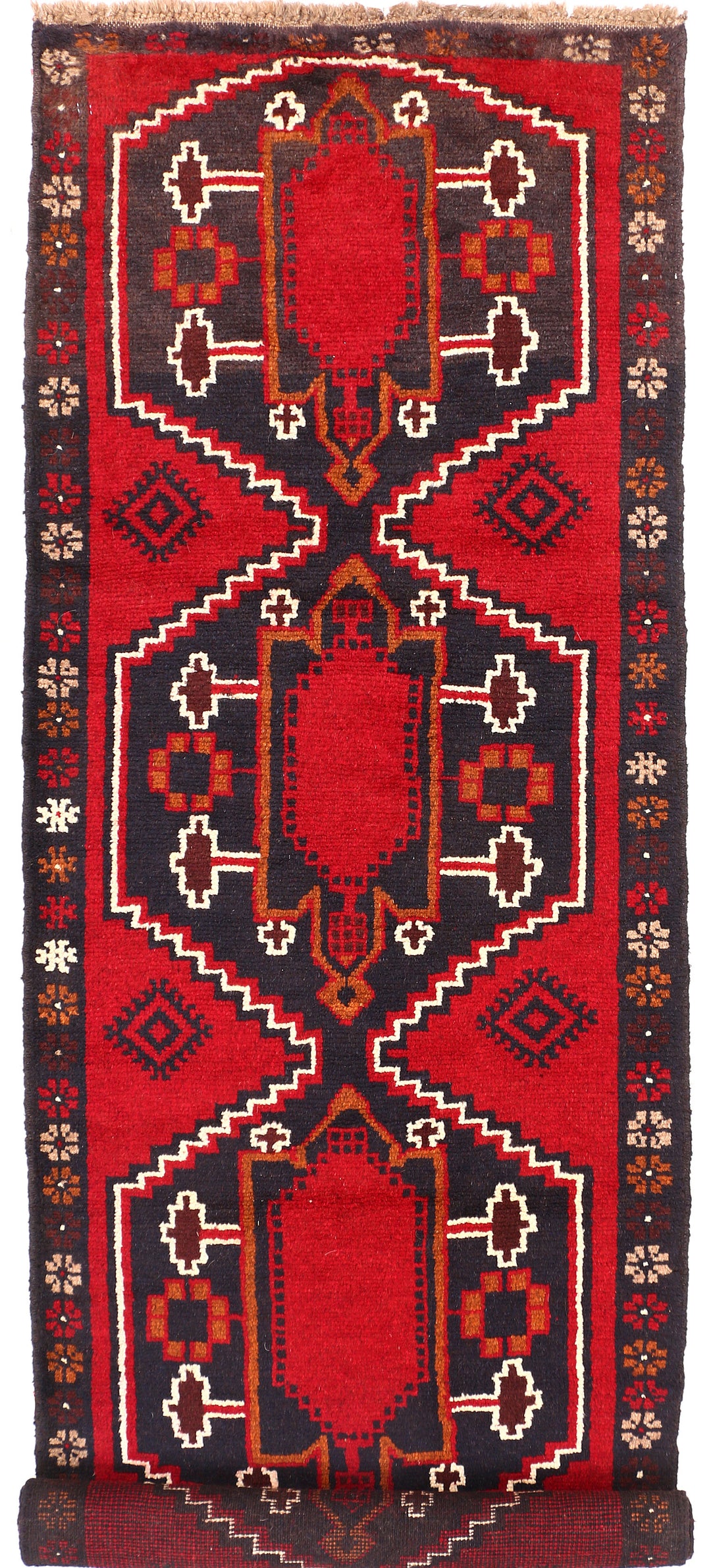 Firebrick Baluchi 2' 7 x 8' 5 - No. 54834 - ALRUG Rug Store