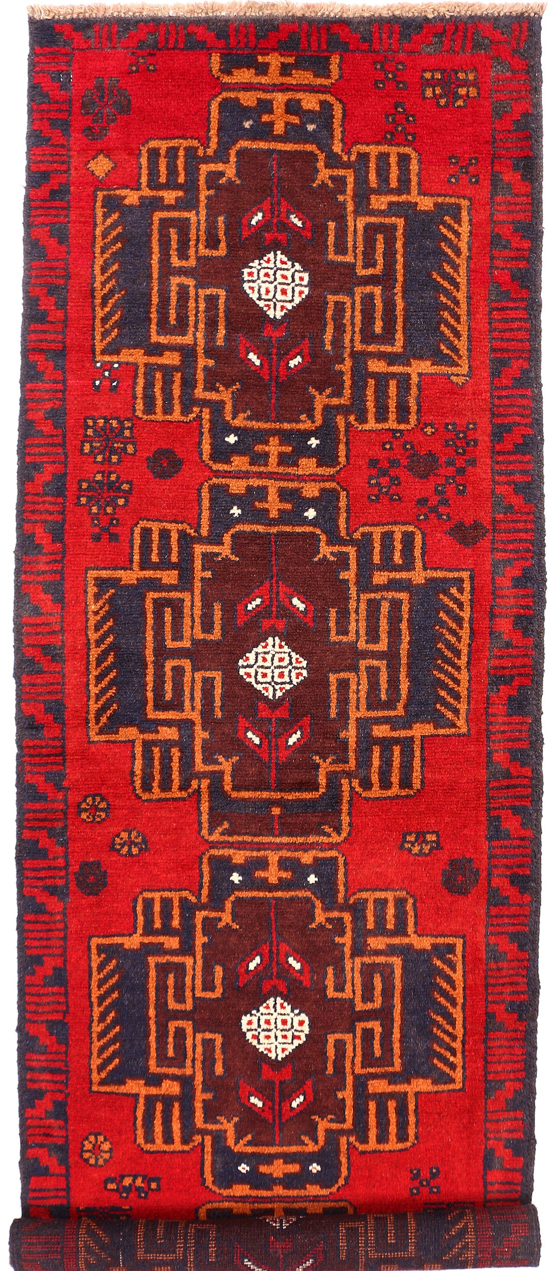 Red Baluchi 2' 6 x 7' 6 - No. 54835 - ALRUG Rug Store
