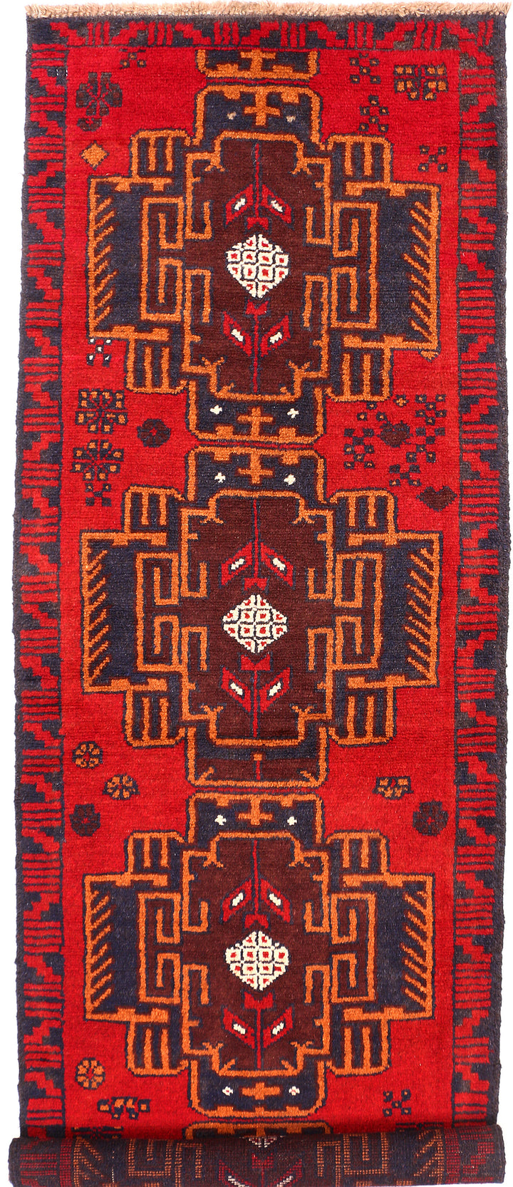 Red Baluchi 2' 6 x 7' 6 - No. 54835 - ALRUG Rug Store