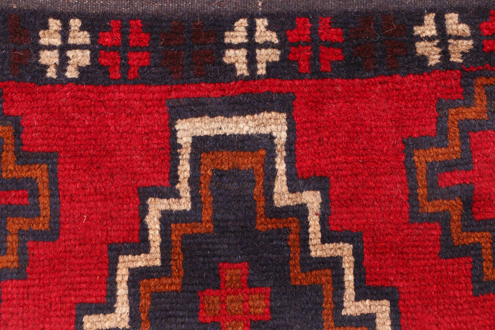 Firebrick Baluchi 2' 2 x 8' - No. 54836 - ALRUG Rug Store