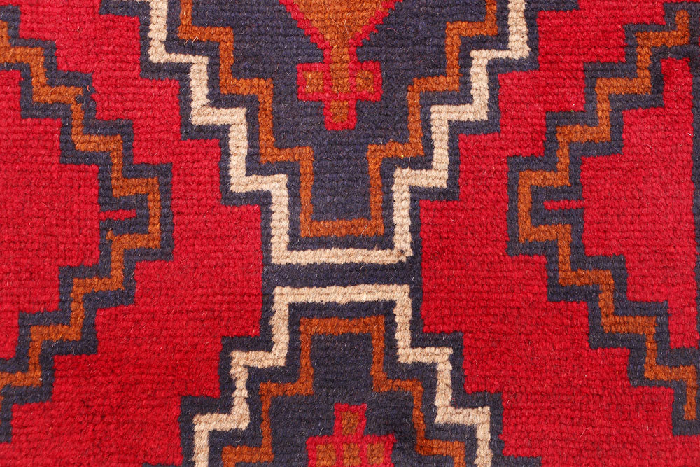 Firebrick Baluchi 2' 2 x 8' - No. 54836 - ALRUG Rug Store