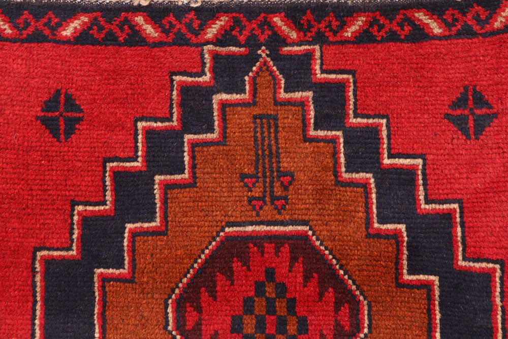 Red Baluchi 2' 6 x 7' 6 - No. 54837 - ALRUG Rug Store