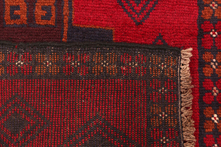 Red Baluchi 2' 6 x 7' 9 - No. 54838 - ALRUG Rug Store