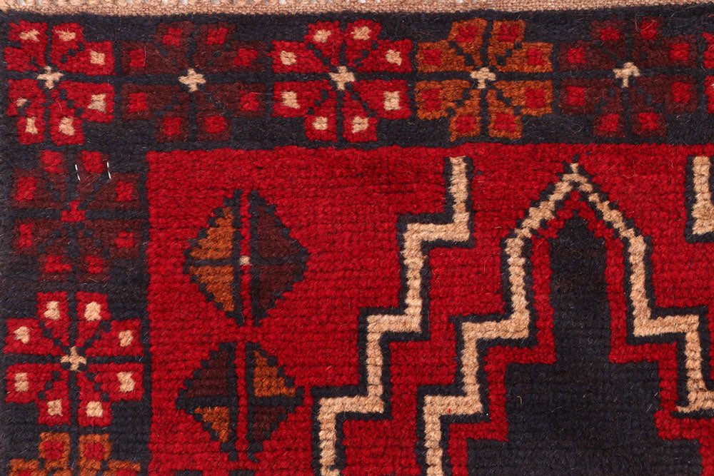 Firebrick Baluchi 2' 4 x 7' 9 - No. 54839 - ALRUG Rug Store