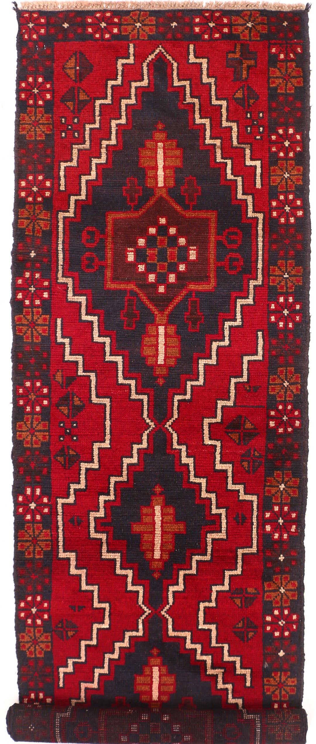 Firebrick Baluchi 2' 4 x 7' 9 - No. 54839 - ALRUG Rug Store