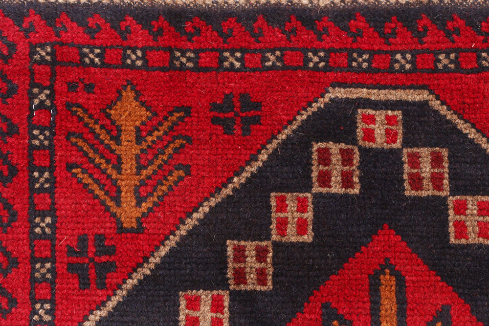 Firebrick Baluchi 2' 5 x 8' 4 - No. 54840 - ALRUG Rug Store