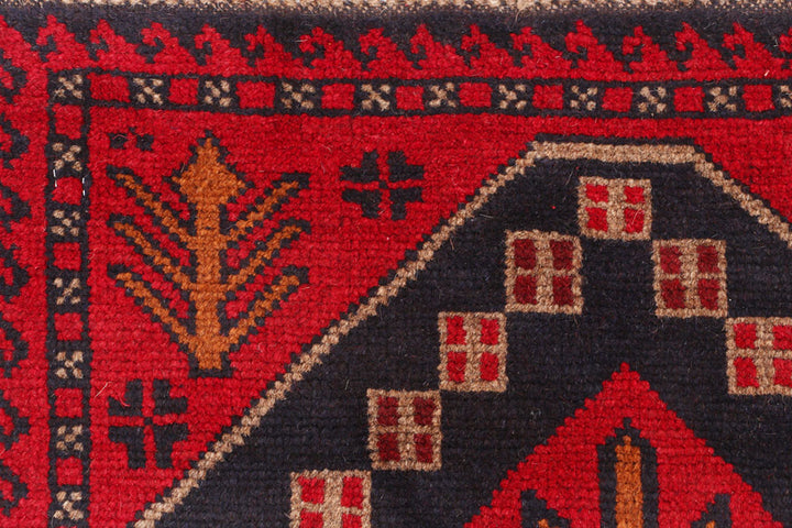 Firebrick Baluchi 2' 5 x 8' 4 - No. 54840 - ALRUG Rug Store