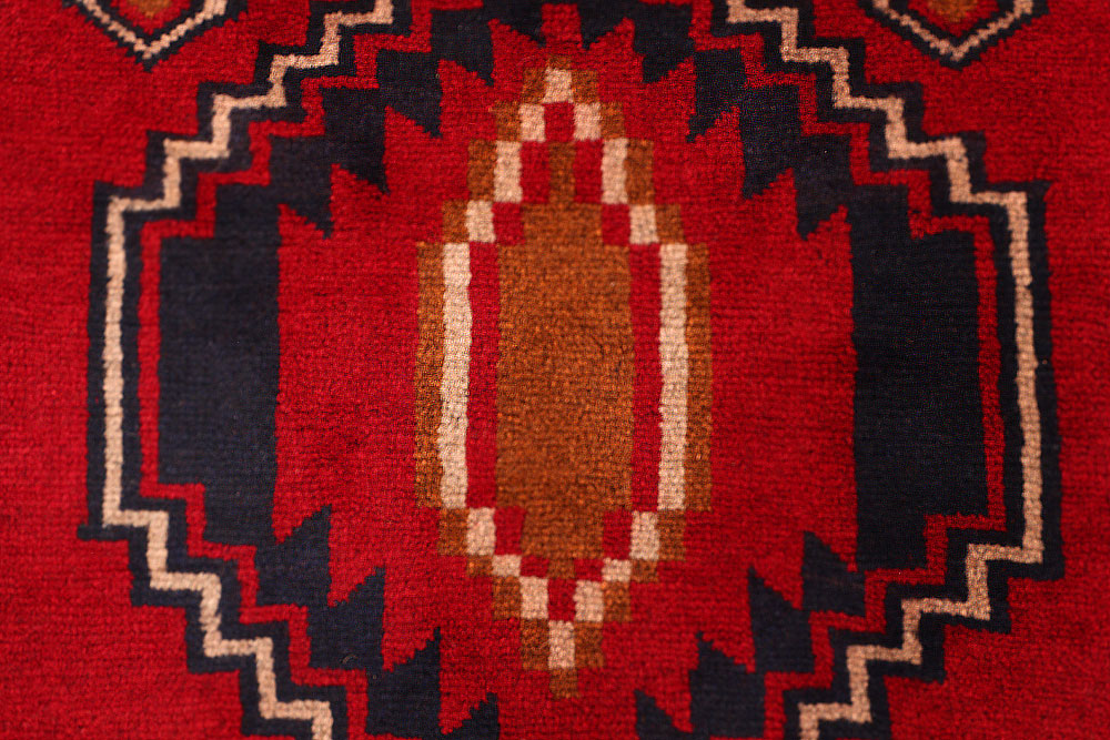 Firebrick Baluchi 2' 6 x 7' 11 - No. 54841 - ALRUG Rug Store