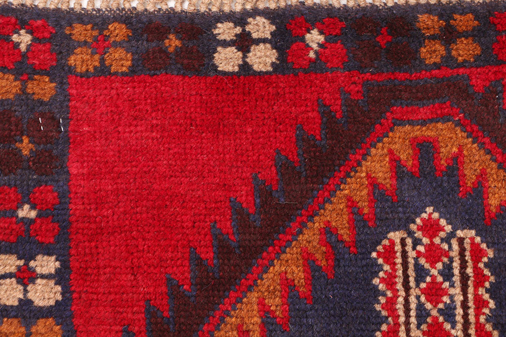 Firebrick Baluchi 2' 4 x 7' 9 - No. 54842 - ALRUG Rug Store