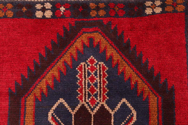 Firebrick Baluchi 2' 4 x 7' 9 - No. 54842 - ALRUG Rug Store