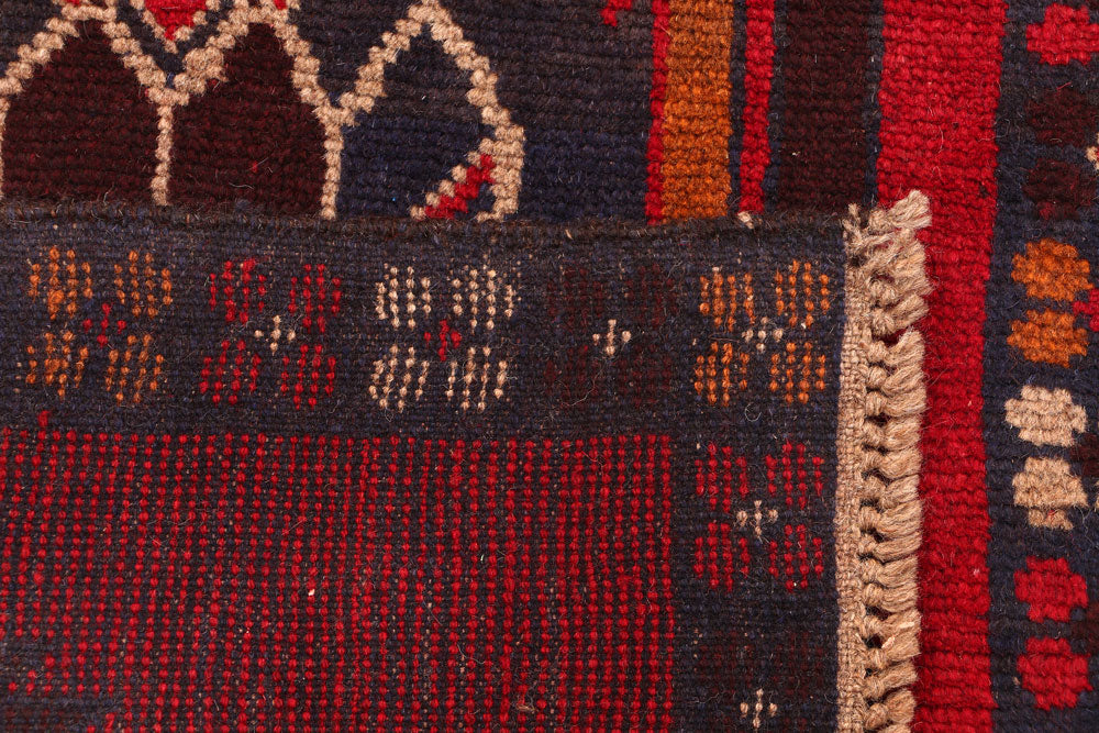 Firebrick Baluchi 2' 4 x 7' 9 - No. 54842 - ALRUG Rug Store