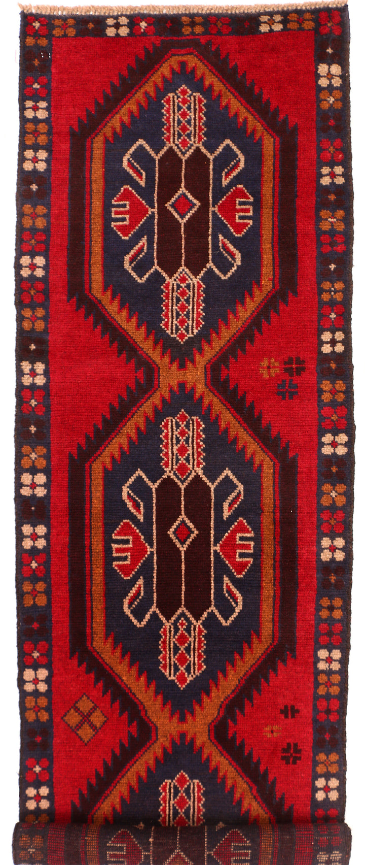 Firebrick Baluchi 2' 4 x 7' 9 - No. 54842 - ALRUG Rug Store
