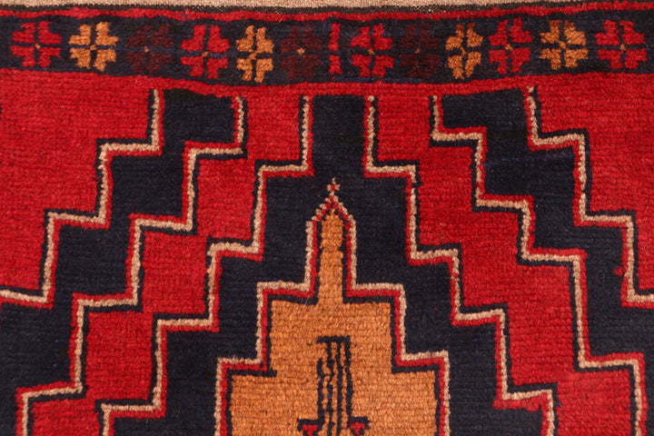 Red Baluchi 2' 5 x 7' 9 - No. 54843 - ALRUG Rug Store