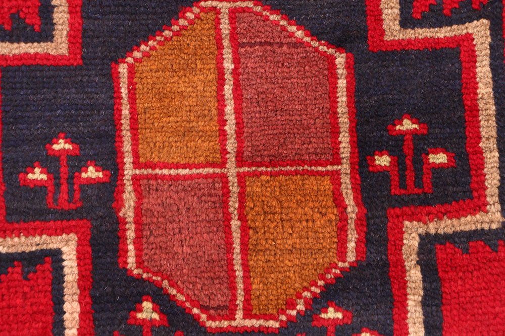 Red Baluchi 2' x 8' - No. 54844 - ALRUG Rug Store