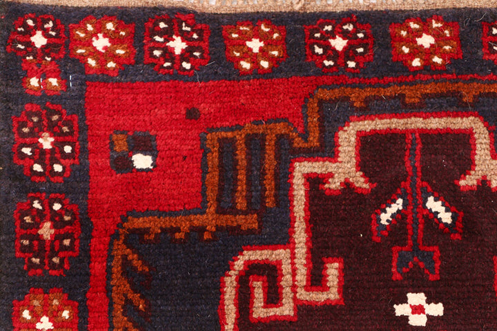 Firebrick Baluchi 2' 6 x 8' 1 - No. 54845 - ALRUG Rug Store