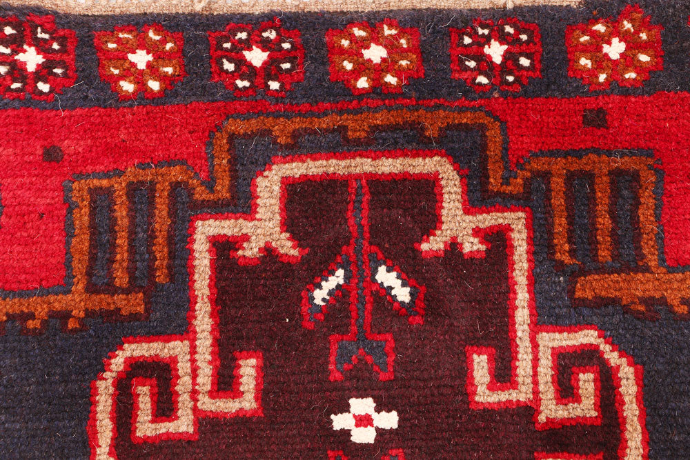 Firebrick Baluchi 2' 6 x 8' 1 - No. 54845 - ALRUG Rug Store