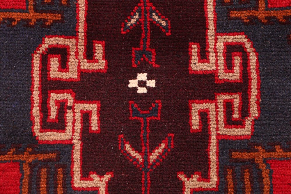Firebrick Baluchi 2' 6 x 8' 1 - No. 54845 - ALRUG Rug Store