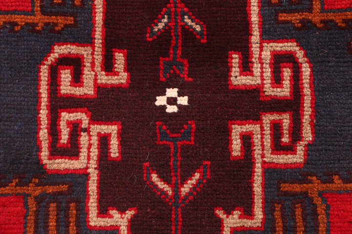 Firebrick Baluchi 2' 6 x 8' 1 - No. 54845 - ALRUG Rug Store
