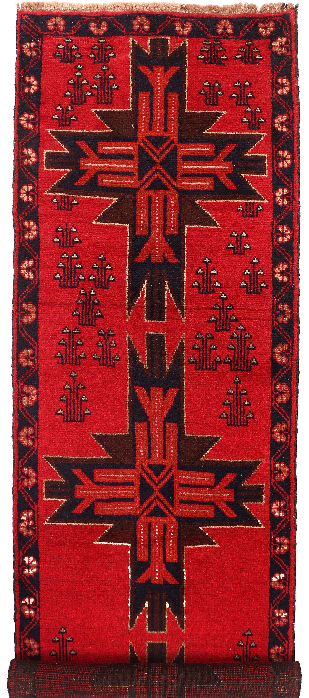 Red Baluchi 2' 6 x 8' - No. 54846 - ALRUG Rug Store