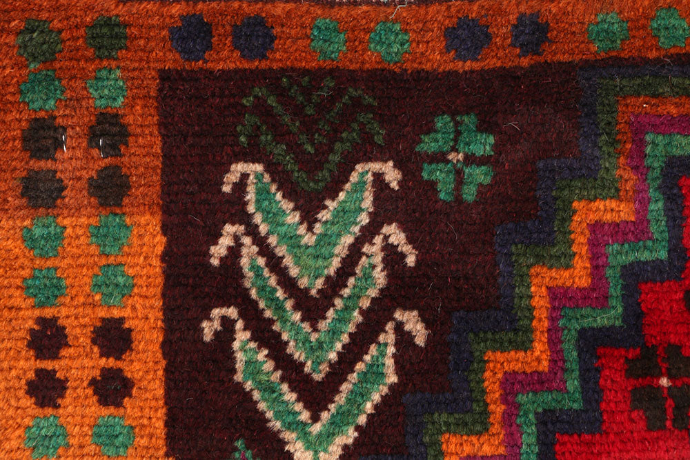 Multi Colored Baluchi 2' 7 x 3' 11 - No. 54848 - ALRUG Rug Store