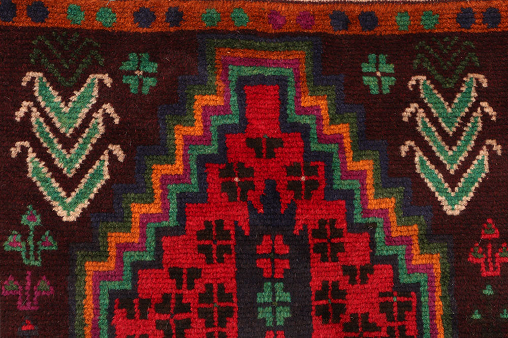 Multi Colored Baluchi 2' 7 x 3' 11 - No. 54848 - ALRUG Rug Store