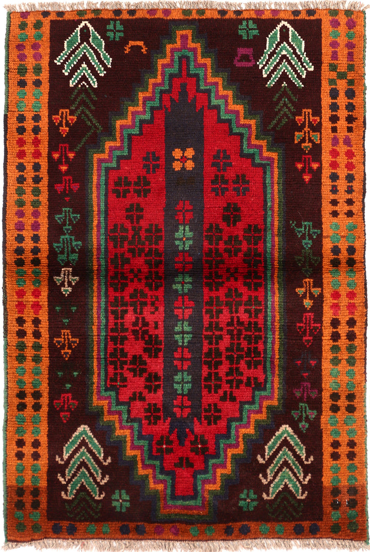 Multi Colored Baluchi 2' 7 x 3' 11 - No. 54848 - ALRUG Rug Store