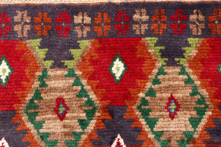 Multi Colored Baluchi 2' 8 x 4' - No. 54849 - ALRUG Rug Store