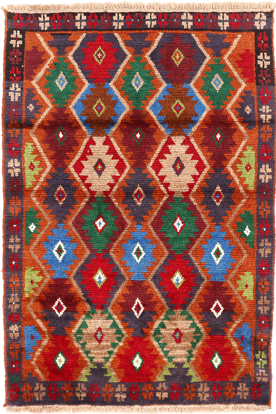 Multi Colored Baluchi 2' 8 x 4' - No. 54849 - ALRUG Rug Store