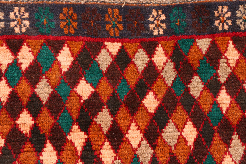 Multi Colored Baluchi 2' 9 x 3' 8 - No. 54853 - ALRUG Rug Store